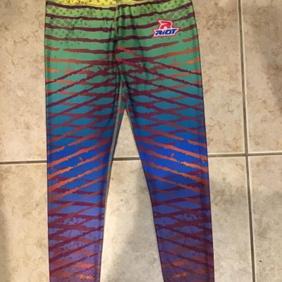 Riot Legging in Bright print NEW Sz Medium